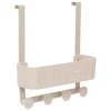 Soporte de Ducha Con 4 Ganchos Beige