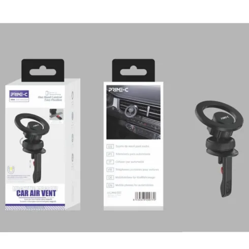 Soporte Móvil Coche Magnético MagSafe para Rejilla Negro