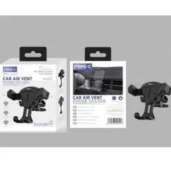 Soporte Móvil Coche para Rejilla Negro