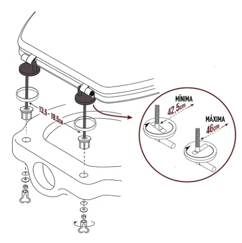 Tapa WC MDF – Aspecto Mármol