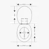 Tapa WC MDF – Aspecto Mármol Beige