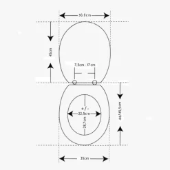 Tapa WC PP – Blanco