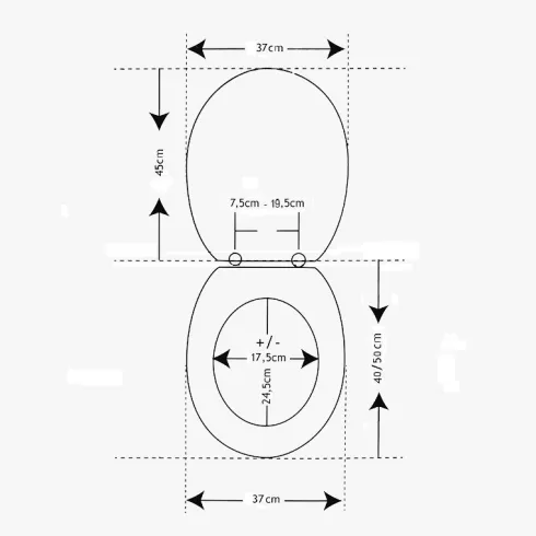 Tapa WC PP – Blanco