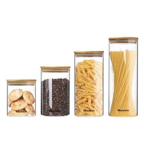 Tarro Borosilicato Bamboo