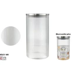 Tarro Borosilicato Tapa Metal Elen