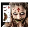 Tatuaje Cara Zombie 30x13cm