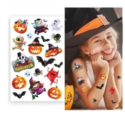 Tatuaje Halloween Infantil 14x22cm