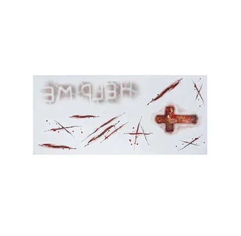 Tatuaje Herida Poseida 14x30cm