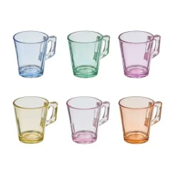 Taza Cafe Colores 85ML Surt