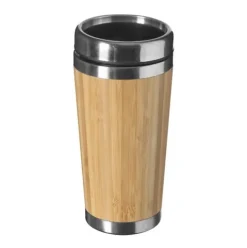 Taza Isotérmica Acero Inox Bambú 38cl