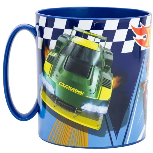Taza Micro 390 ML Hotweels Blue Fire