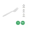 Tenedor Alta Calidad Reutilizable Blanca 18,5CM