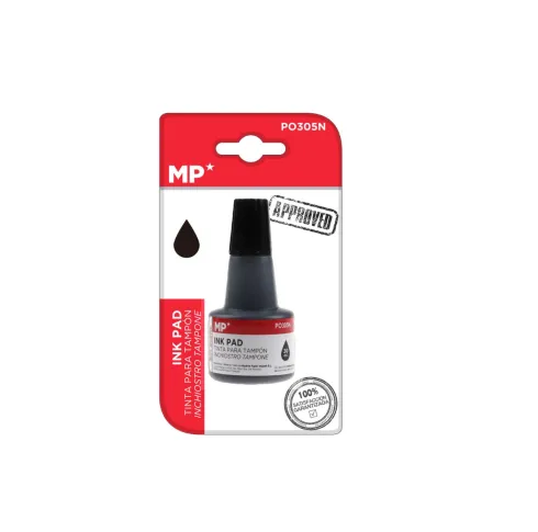 Tinta para Tampón 30ML Negro