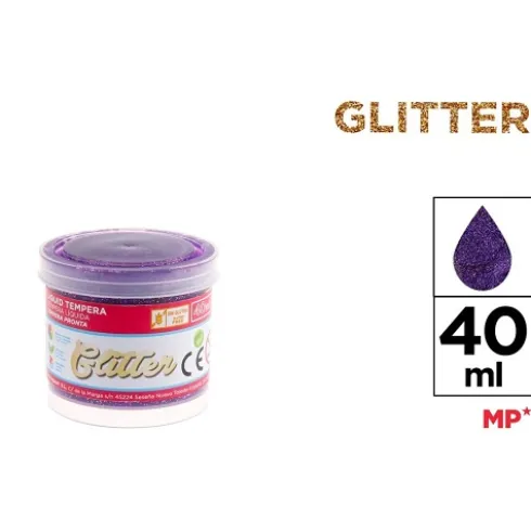 Témpera Purpurina 40ml Violeta