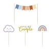 Toppers Cumple Boho Chic Azul