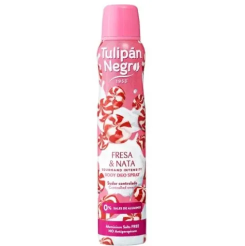 Tulipán Negro Desodorante Fresa y Nata