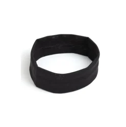 Turbante de Pelo Negro 4cm