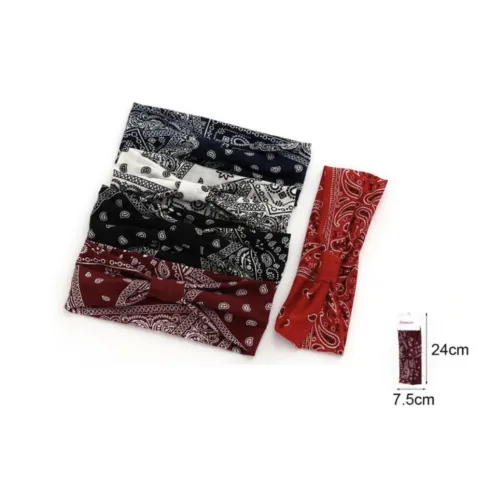 Turbante Estampada Paisley Con Lazo