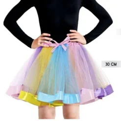 Tutu Lazo Pasteles Infantil 30cm