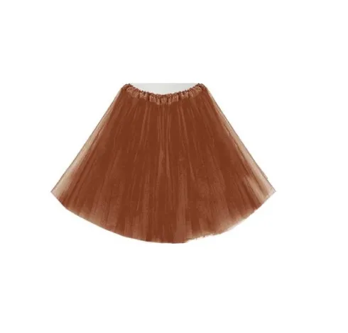Tutu Marrón Adulto 60cm