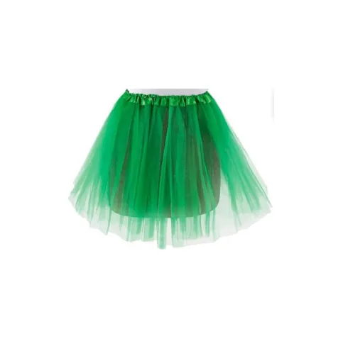 Tutu Verde Oscuro Infantil 30cm