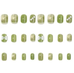 Uñas Postizas Adhesivo 24pcs