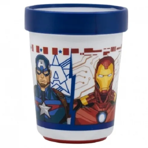 Vaso Antideslizante Premium Bicolor 260 ML Avengers Invincible Force