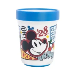Vaso Antideslizante Premium Bicolor 260 ML Mickey True Champions