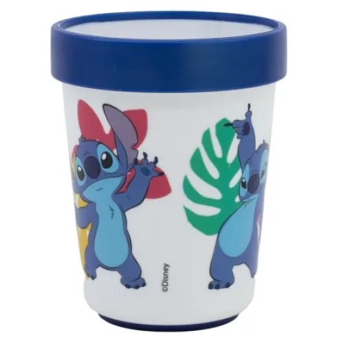 Vaso Antideslizante Premium Bicolor 260 ML Stitch