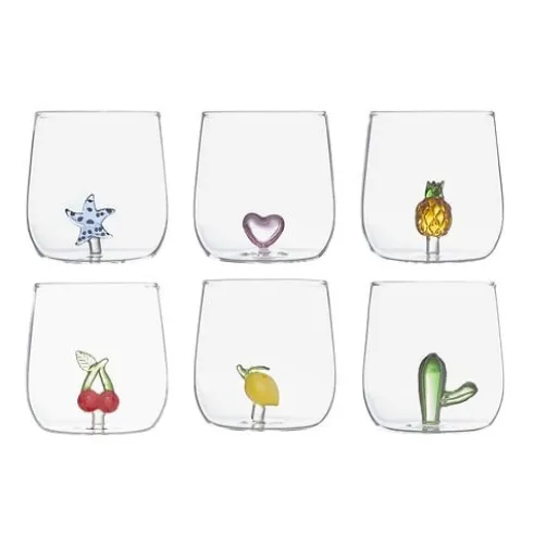 Vaso Bajo de Vidrio Nelya 40 cl Surtido