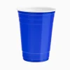 Vaso Bicolor Reutilizable Azul 450cc