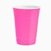 Vaso Bicolor Reutilizable Rosa 450cc