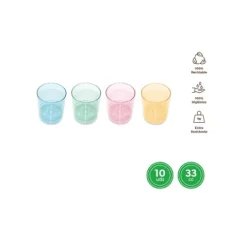 Vaso Chupito Reutilizable Colores 33cc