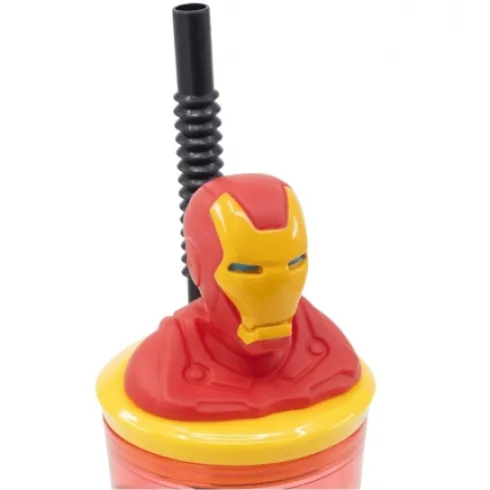 Vaso Figurita 3D 360 ML Avengers Invicible Force