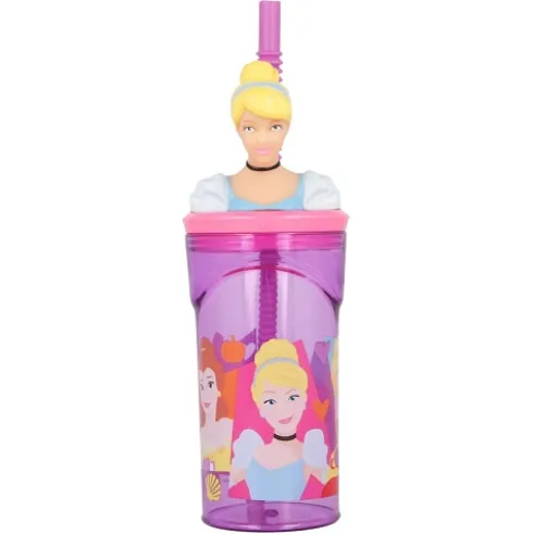 Vaso Figurita 3D 360 ML Disney Princess