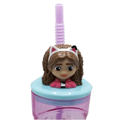 Vaso Figurita 3D 360 ML Gabbys Dollhouse