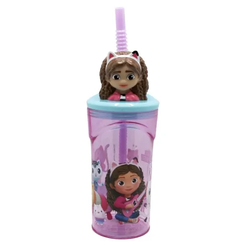 Vaso Figurita 3D 360 ML Gabbys Dollhouse