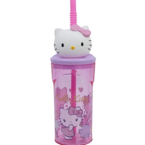 Vaso Figurita 3D 360 ML Hello Kitty