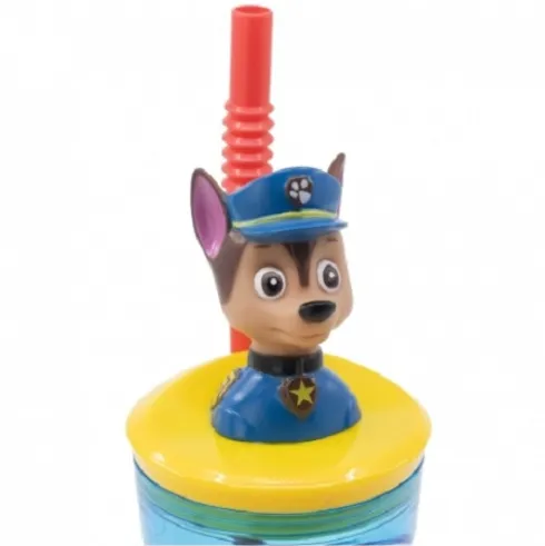 Vaso Figurita 3D 360 ML Paw Patrol Pup Power