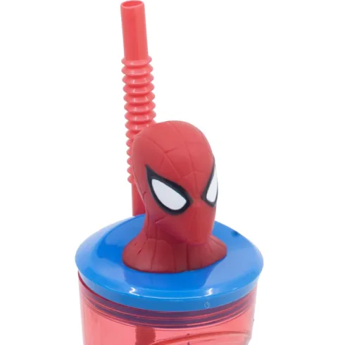 Vaso Figurita 3D 360 ML Spiderman Moving Target