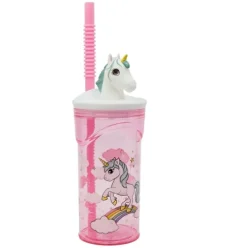 Vaso Figurita 3D 360 ML Unicornio