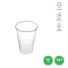 Vaso Irrompible Transparente 330cc 50uds