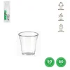Vaso Irrompible Transparente 80cc 50uds