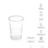 Vaso Reutilizable Transparente 400cc