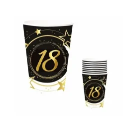 Vasos Cartón 18 Años 240ML