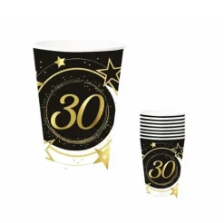 Vasos Cartón 30 Años 240ML