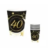 Vasos Cartón 40 Años 240ML