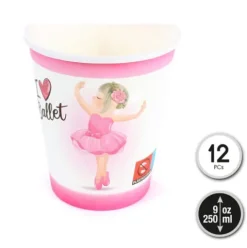 Vasos Cartón Ballet 250ml