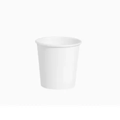Vasos Cartón Biodegradable Blanco 120cc 25uds
