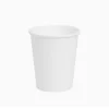 Vasos Cartón Biodegradable Blanco 200cc 25uds
